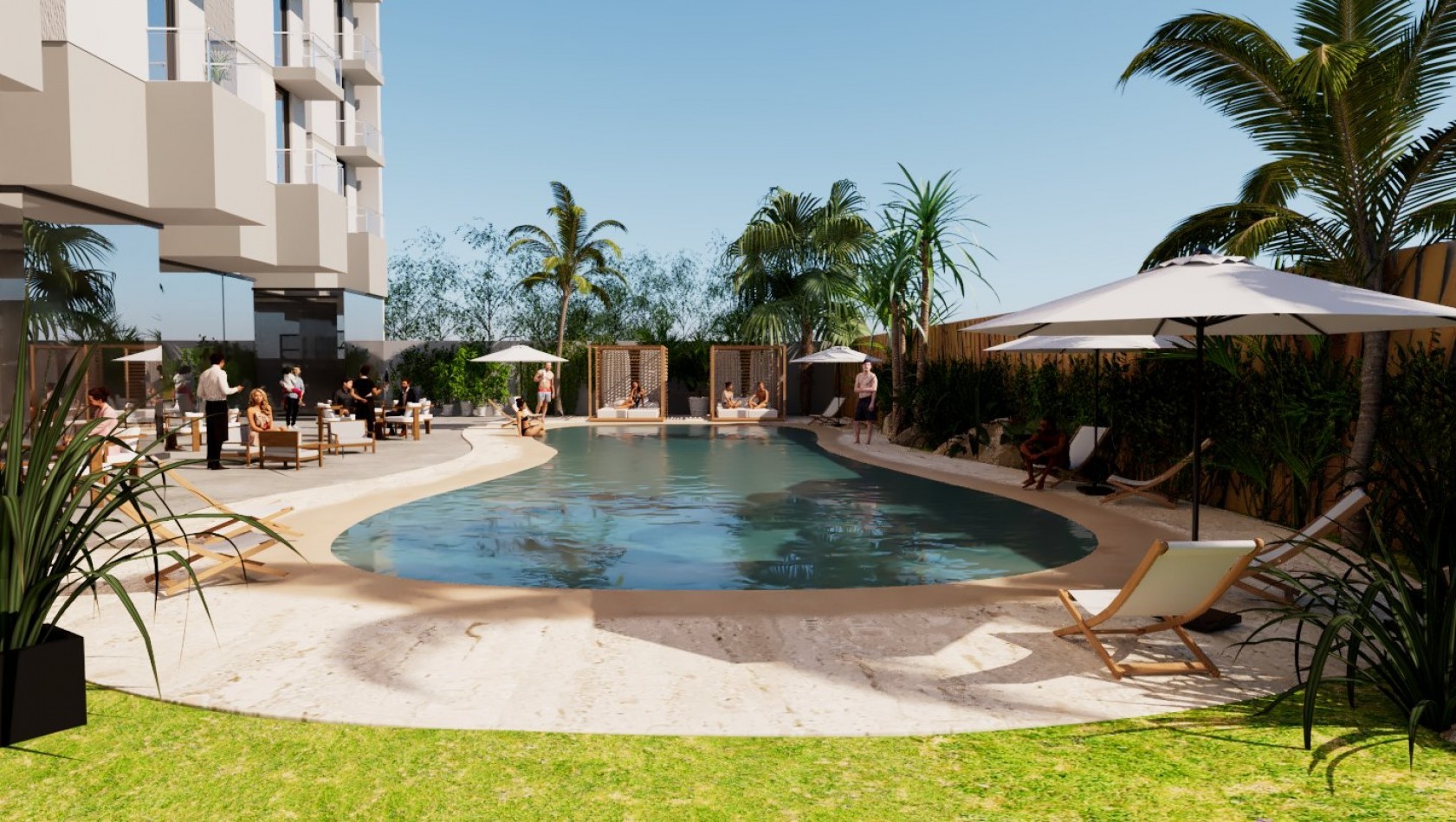 DEPARTAMENTO 3, 4 Y 5 AMBIENTES EN POZO FRENTE AL MAR 